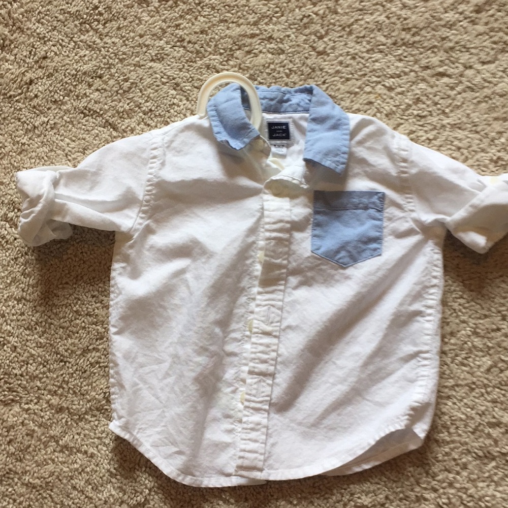 Baby boy button up